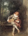 Mezzetin Jean Antoine Watteau clásico rococó